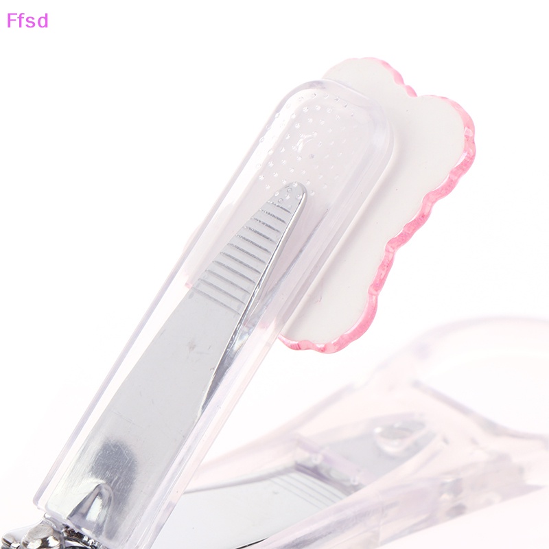 Kềm Cắt Móng Tay / Móng Chân Trong Suốt Không In Họa Tiết Hoạt Hình Dễ Thương Cho Bé