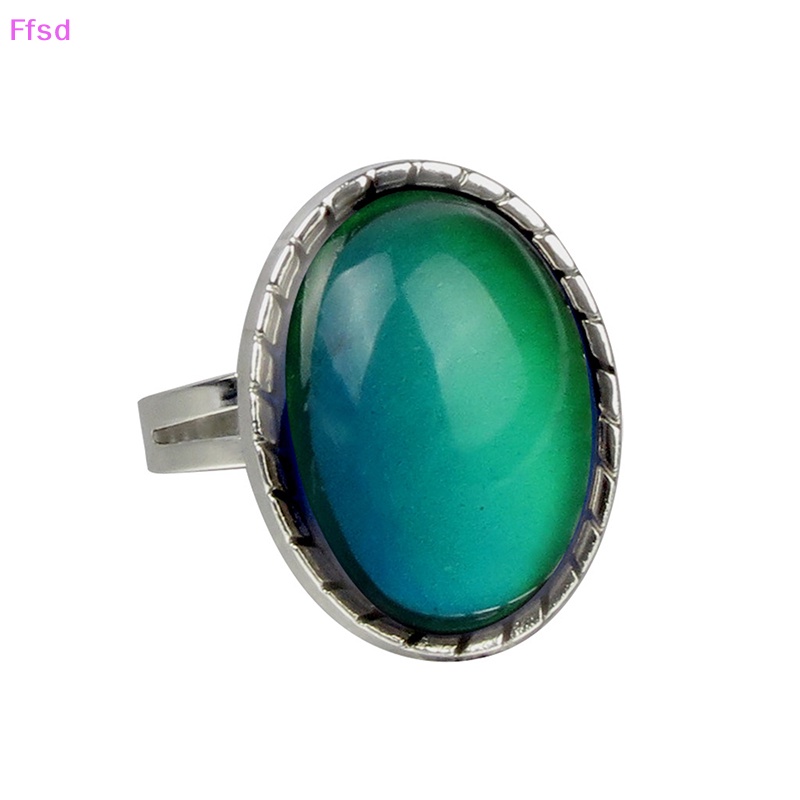 {Ffsd} Nhẫn Theo Dõi Tâm Trạng Thay Đổi Màu Sắc Cổ Điển * Hàng Bán Chạy