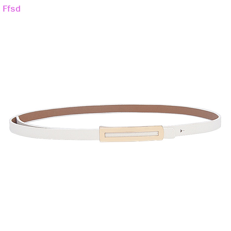 Thắt Lưng Da PU Khóa Kim Loại Thời Trang Cá Tính Cho Nữ