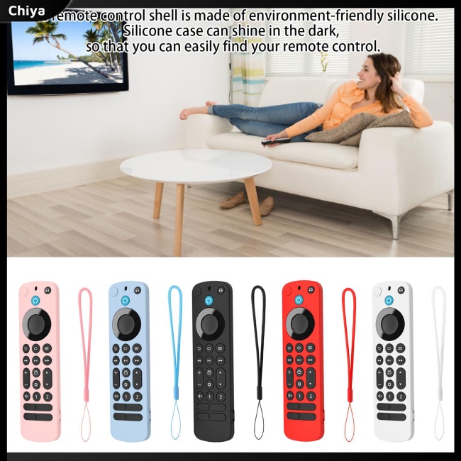 Vỏ Bảo Vệ Điều Khiển Từ Xa Chống Trượt Chống Sốc Cho Alexa Voice Pro