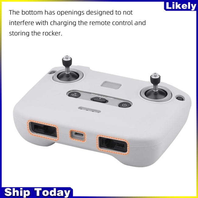 Vỏ Silicon Bảo Vệ Điều Khiển Từ Xa Chống Bụi Tương Thích Với Dji Mini 3 Pro / Air 2 Rc-n1