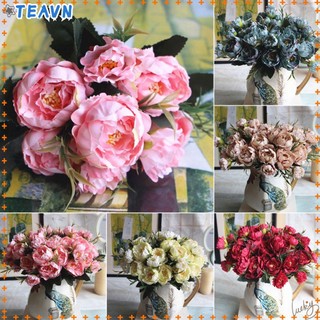 Bó hoa 8 bông phong cách vintage trang trí nhà cửa/tiệc cưới sinh động