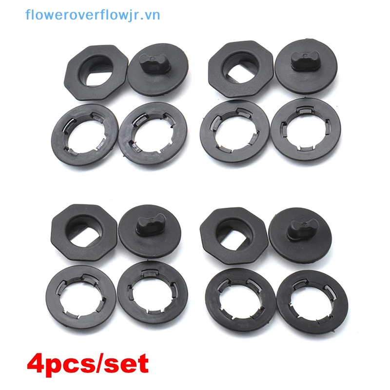 4 Kẹp Cố Định Thảm Lót Sàn Xe Hơi Chống Trượt Tiện Dụng