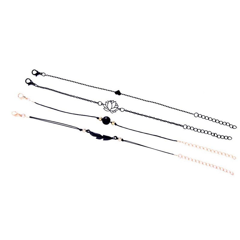 Ygt Set 4 Vòng Tay Phong Cách Gothic Thời Trang Cho Nữ