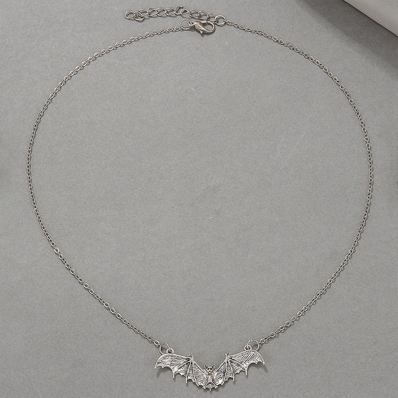 Ygt Vòng cổ Mặt Hình Dơi Đen Phong Cách Punk Hiphop Cho Cặp Đôi