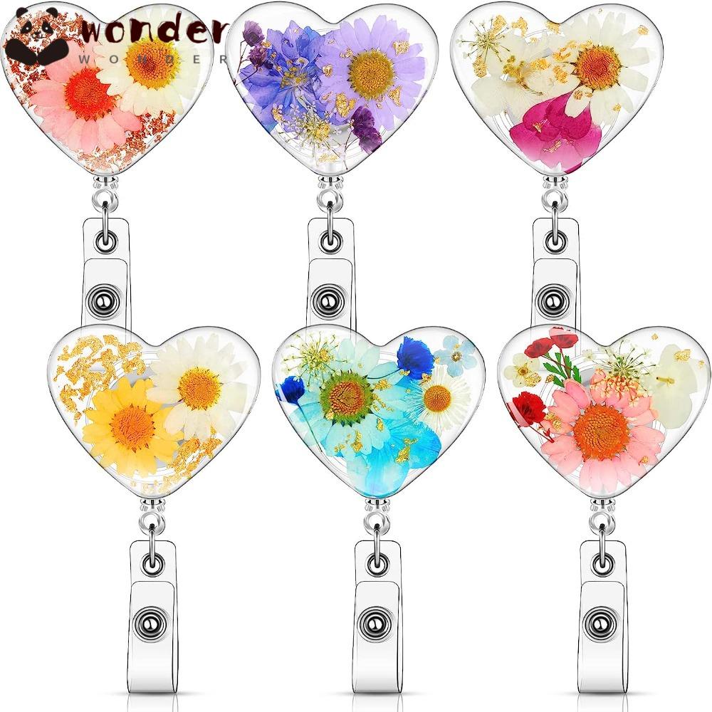 WONDER Set 6 Móc Chìa Khóa ABS Có Thể Thu Gọn Siêu Bền Tiện Dụng Cho Y Tá