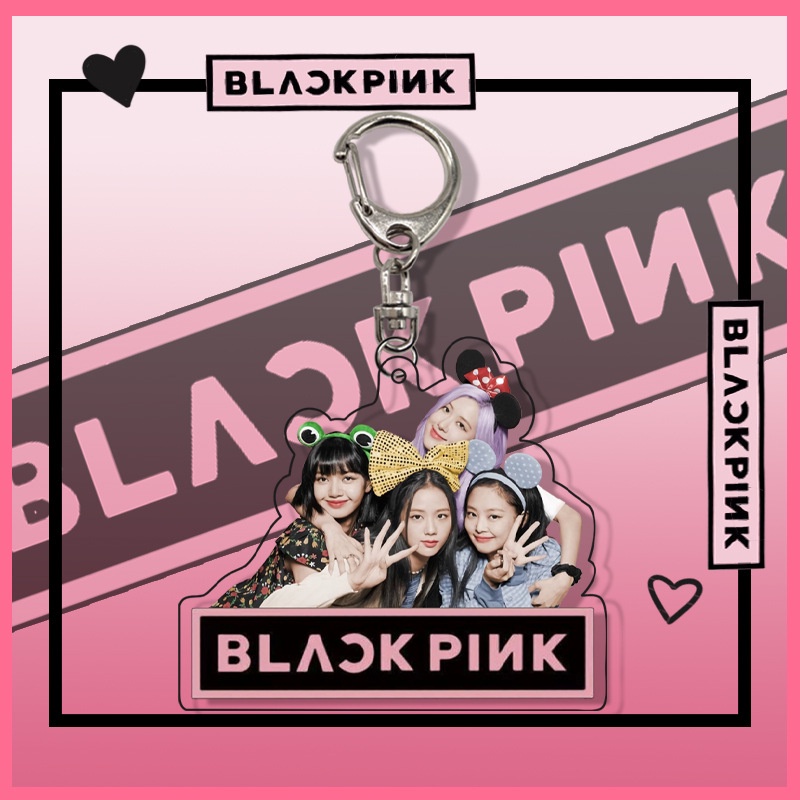Móc khóa Blackpink Keychain_Móa khóa mica in 2 mặt