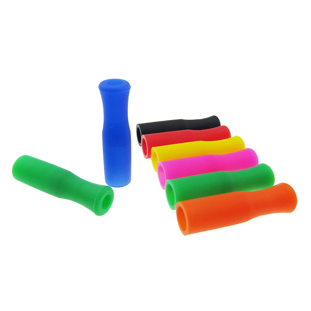 Nắp Đậy Ống Hút Bằng Silicone Và Thép Không Gỉ Chống Bỏng