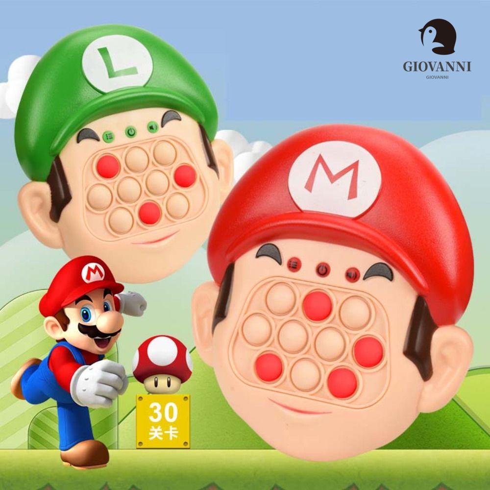 GIOVANNI Bộ Đồ Chơi Mario Gopher Bằng Nhựa Vui Nhộn Cho Bé