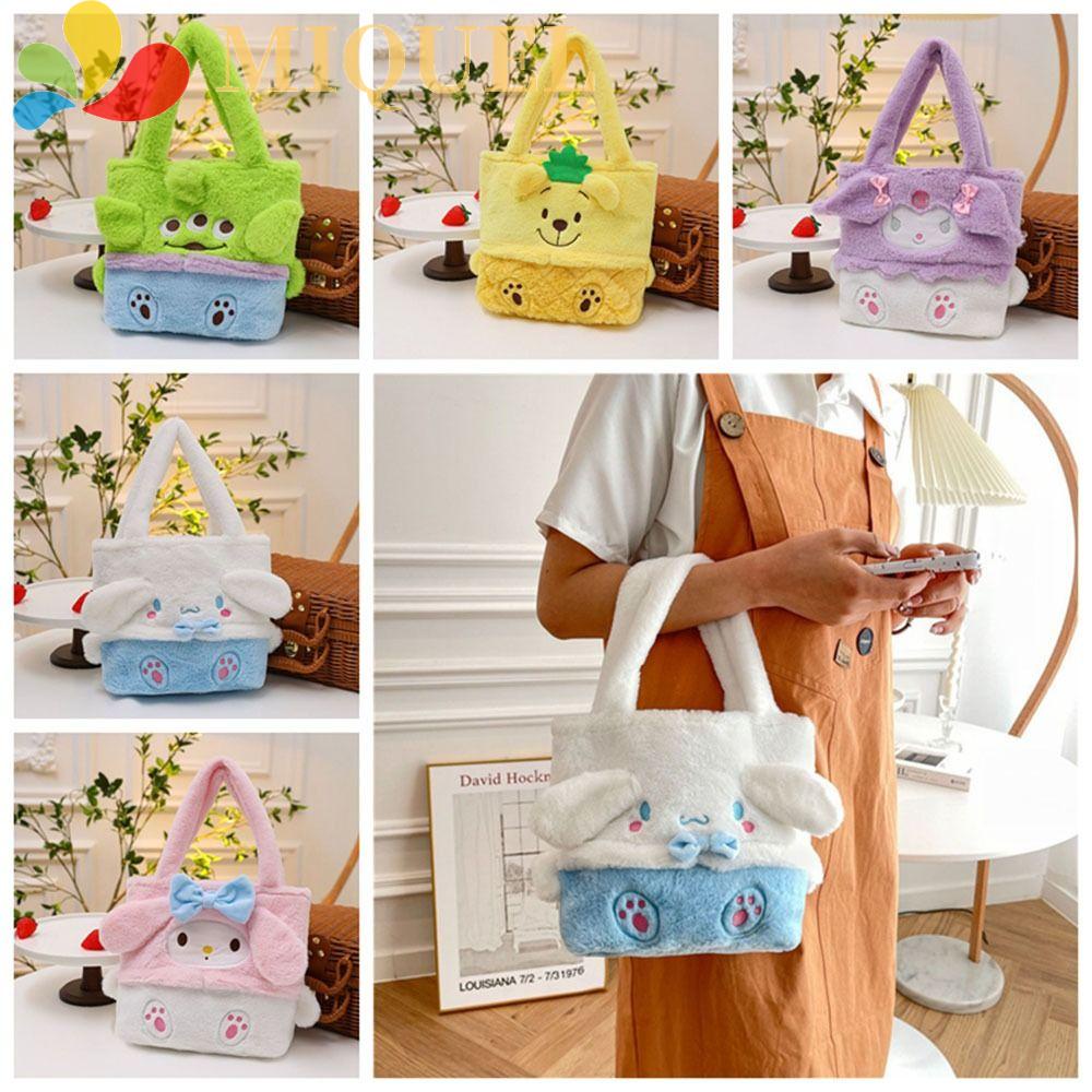 MIQUEL Túi Đeo Chéo Vai Hình Gấu Hoạt Hình Winnie Kulomi Dễ Thương