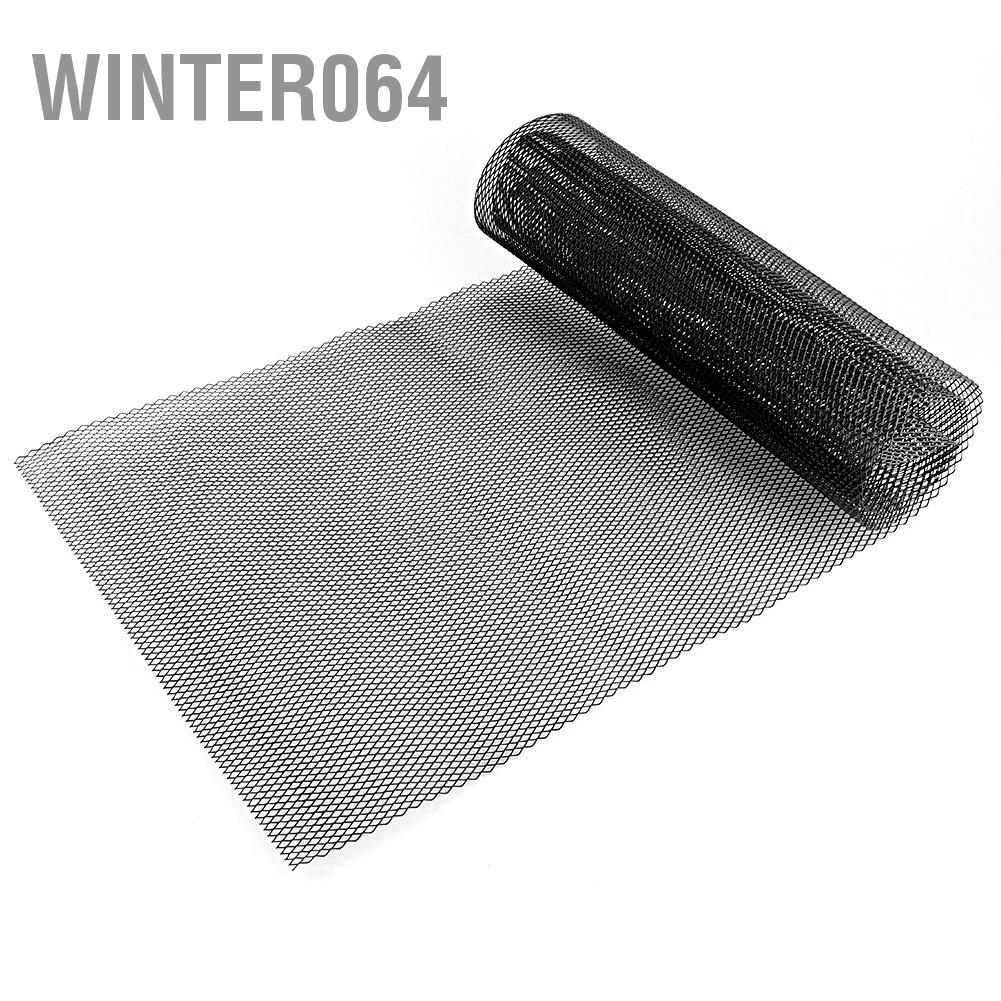 Winter064 Lưới tản nhiệt ô tô bằng hợp kim nhôm 3x6mm Tấm lưới Thân cản Hình thoi Nướng Đa năng