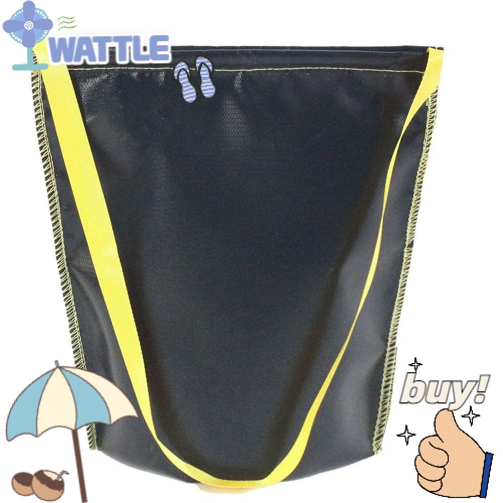 WTTLE Túi Đựng Đồ Dùng Bằng Vải Màu Đen Chống Cháy Chống Thấm Nước Tiện Dụng Cho Hoạt Động Ngoài Trời