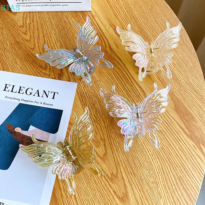 Kẹp Tóc Bướm Lớn Nhiều Màu Sắc Thời Trang Dành Cho Nữ