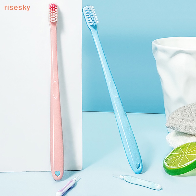 Set 3 Bàn Chải Đánh Răng Chỉnh Nha Mềm Mại Chăm Sóc Sức Khỏe Cho Người Lớn