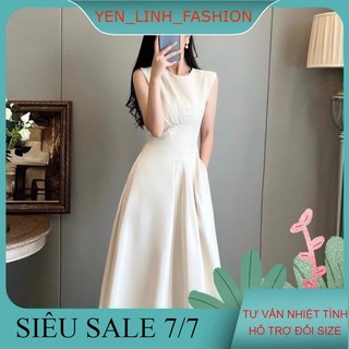 Váy chiết ly eo hàng thiết kế chuẩn mẫu cao cấp