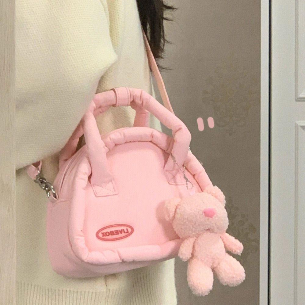 LOMBARD Túi Đeo Chéo Vai Bằng Vải Bạt Nylon Sức Chứa Lớn Dành Cho Nữ