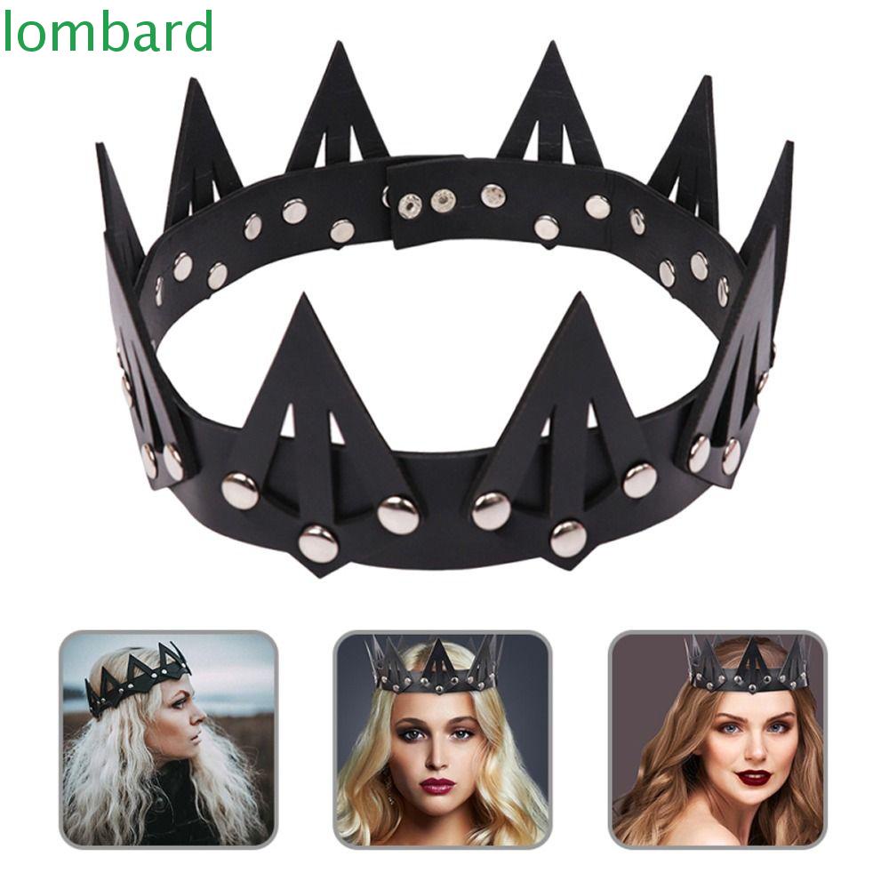 LOMBARD Băng Đô Cài Tóc Hình Vương Miện Phong Cách Vintage