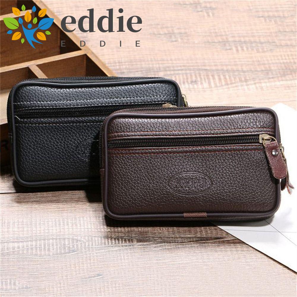 26EDIE Túi Da PU Đeo Hông Đựng Điện Thoại Chống Mài Mòn Kích Thước 6inch 6.5inch Thời Trang Cho Nam