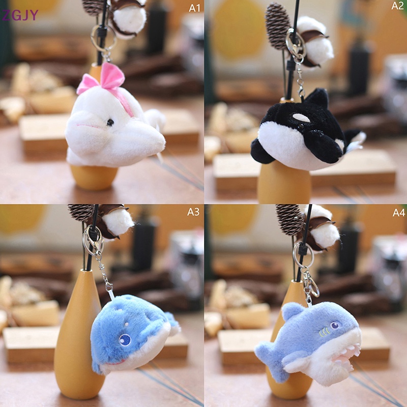 1 Móc Khóa Hình Cá Heo / Cá Voi / Bạch Tuộc / Cá Voi Nhồi Bông Dễ Thương Dành Cho Bé Gái Mới