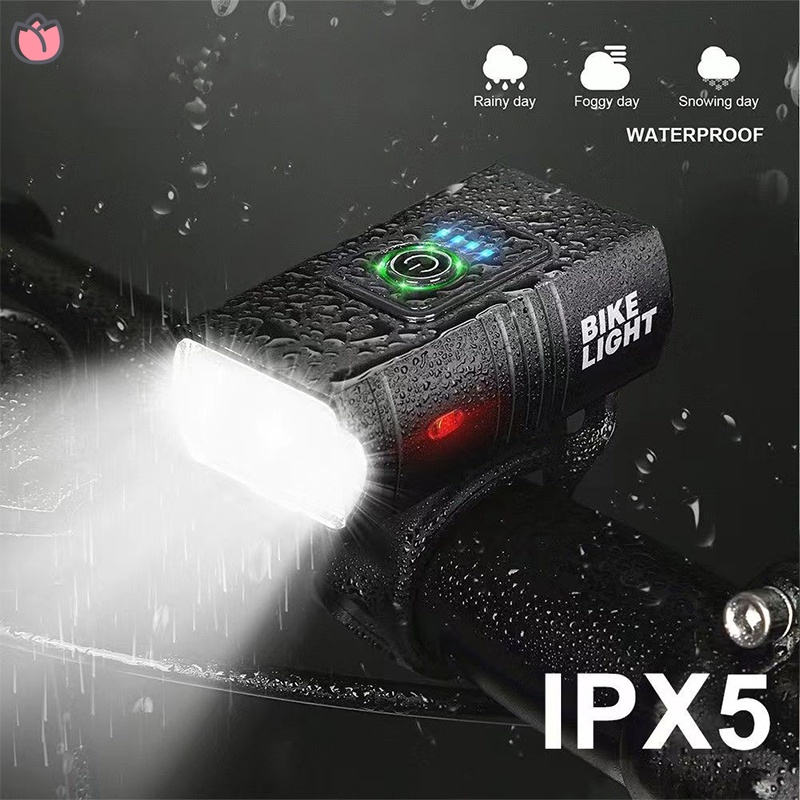 Đèn Pha Nhỏ YDEA JP1VN Bằng Hợp Kim Nhôm Cảnh Báo Chống Thấm Nước Kèm Sạc USB Chuyên Dụng Cho Mũ Bảo Hiểm