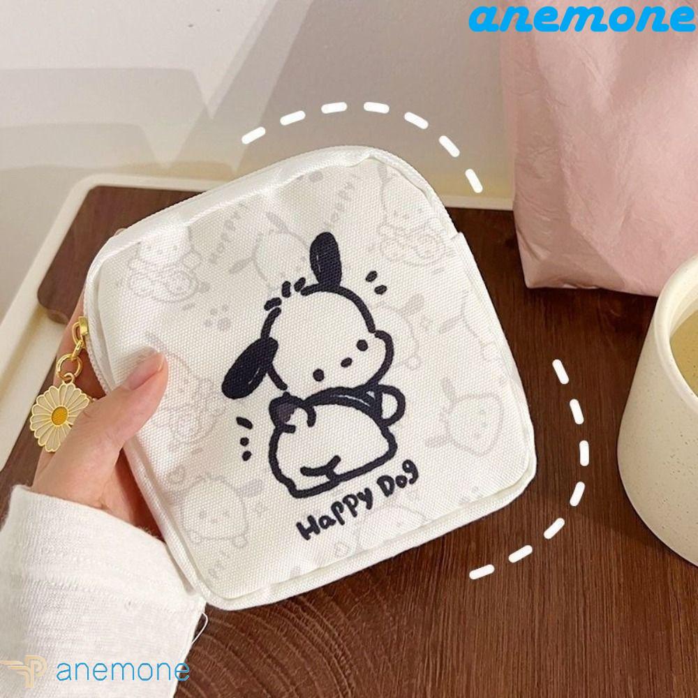 ANEMONE Túi Đựng Khăn Giấy / Mỹ Phẩm Họa Tiết Hoạt Hình Winnie the Pooh Dễ Thương