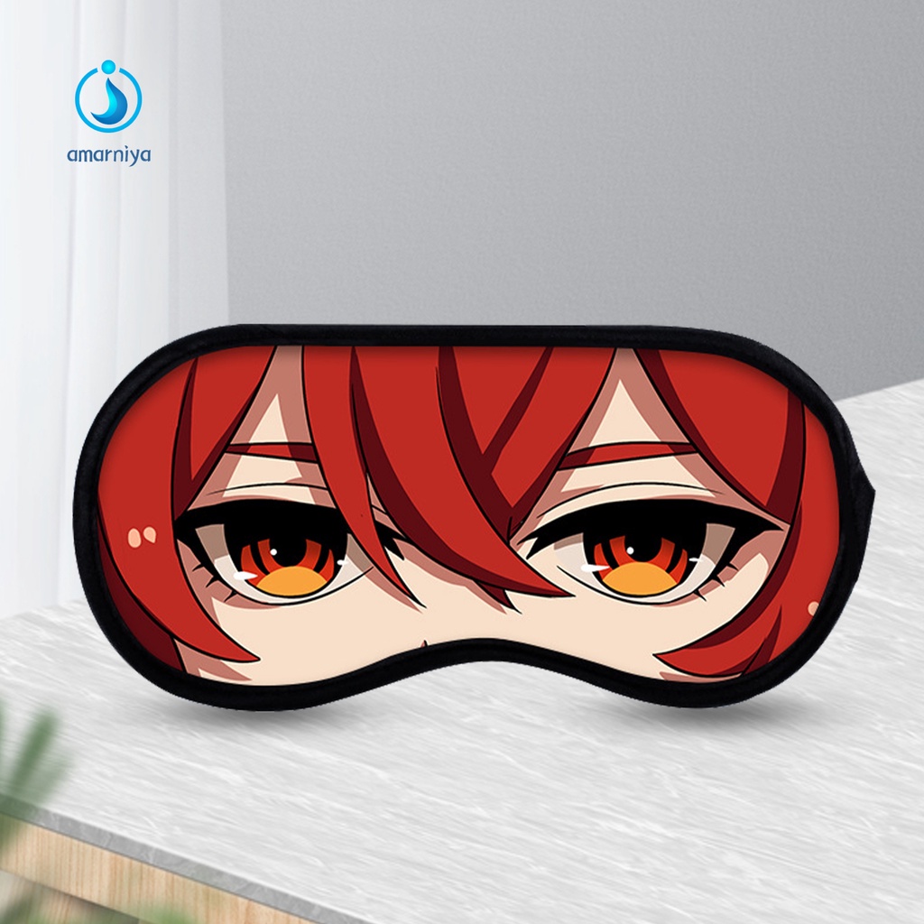 (Shop Amart) Miếng Che Mắt Ngủ Nhiều Họa Tiết In Hình Anime Demon Slayer