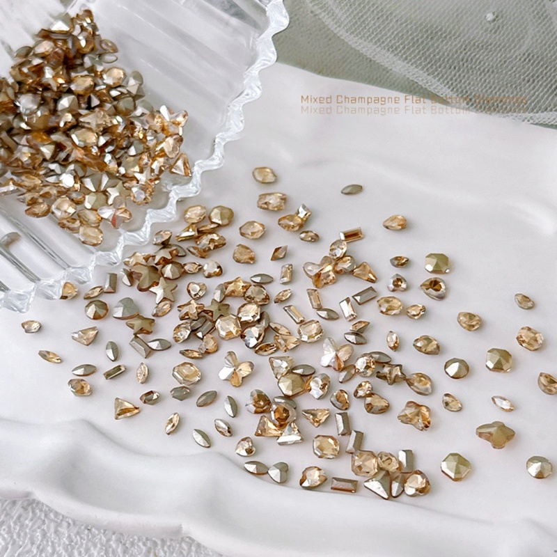 ✿ Bộ 50 HạT ĐíNh Trang Trí MóNg 3d diy ThờI Trang