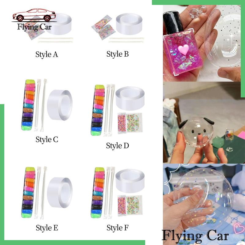 Cuộn Băng Keo Hai Mặt Tạo Bong Bóng DIY Thú Vị