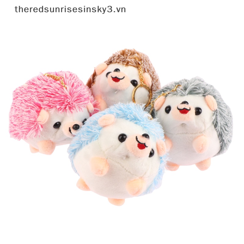 Móc Khóa Hình Nhím Nhồi Bông Nhiều Màu Sắc 12CM Mềm Mại Dành Cho Ba Lô / Túi Xách / Xe Hơi