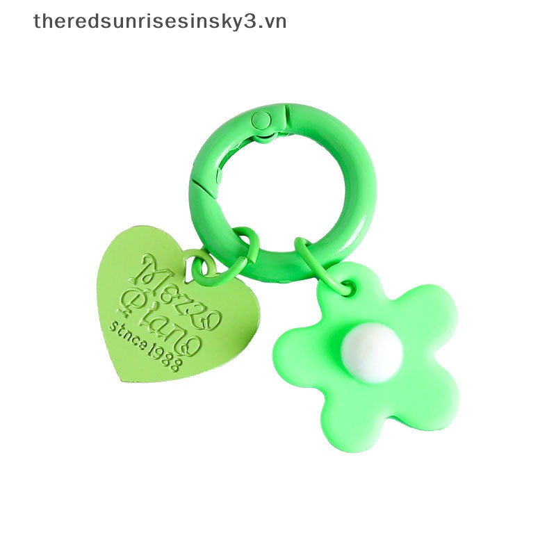 # # Phụ Kiện Trang Trí Túi Xách / Móc Khóa Hình Hoa Màu Sắc Đáng Yêu Thời Trang