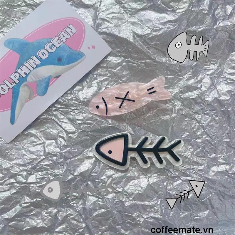 ⚡Kẹp Tóc Hình Xương Cá Nhỏ Dễ Thương Sáng Tạo Phong Cách niche Ngọt Ngào