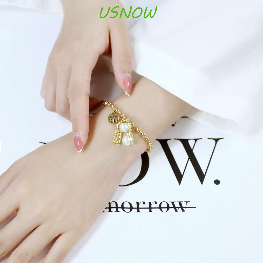 USNOW Vòng Đeo Tay May Mắn Kiểu Hàn Quốc Dễ Thương Xinh Xắn Dành Cho Nữ