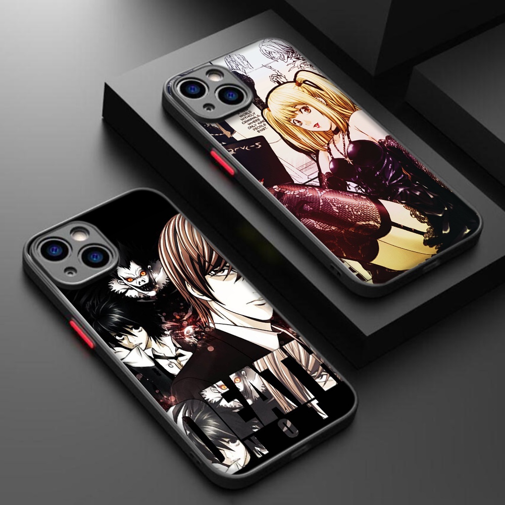 Ốp Điện Thoại Mềm In Hình Manga Death Note Cho iPhone 12 13 Plus 14 Pro Max