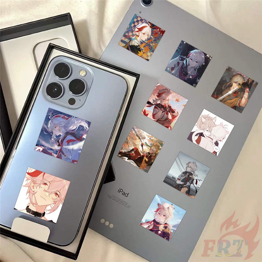 ❉ Tác động của Genshin. Nhãn Dán Kaedehara Kazuha Series 01 ❉ Bộ 60 Sticker Chống Thấm Nước Họa Tiết Doodle Hợp Thời Trang