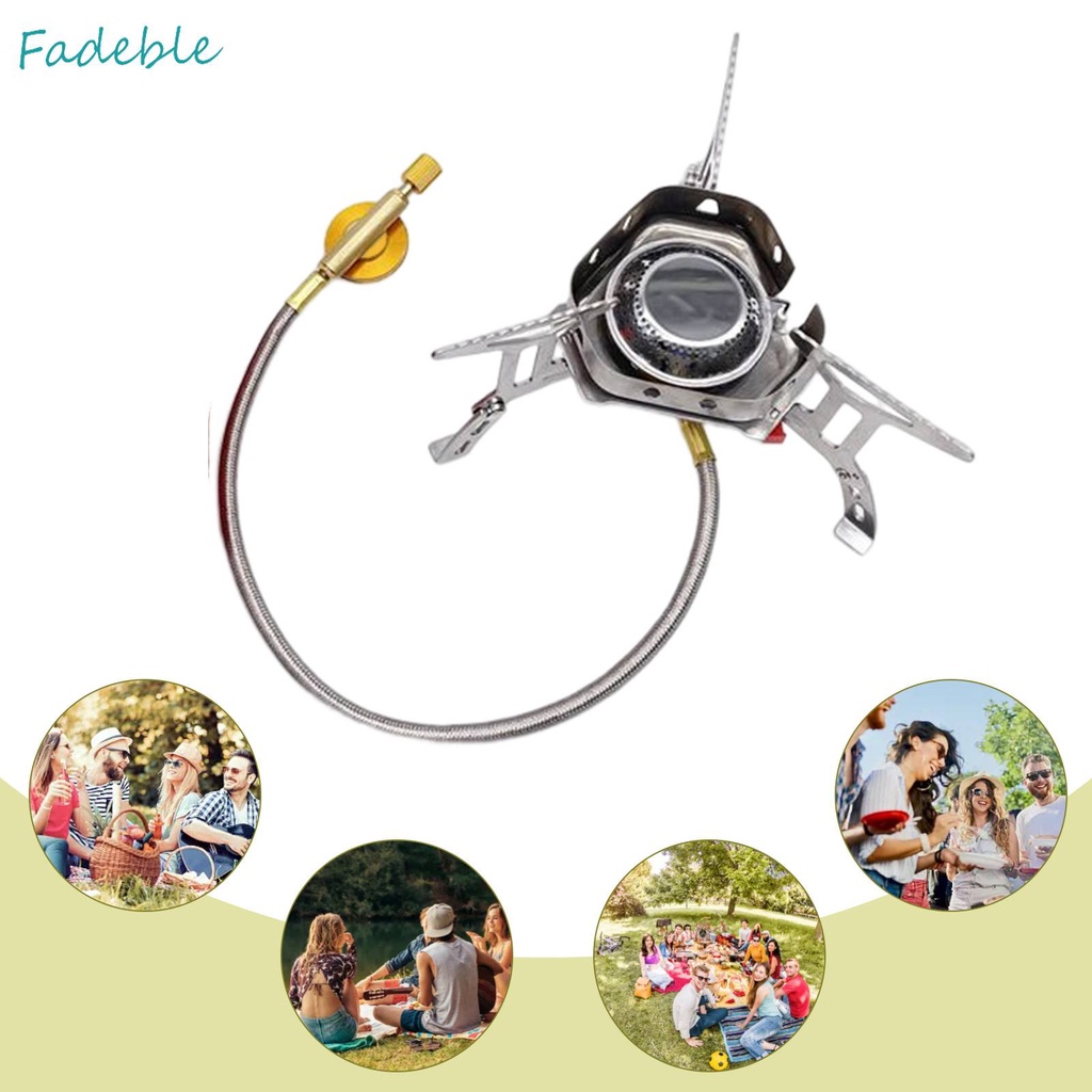 Bếp Gas Cắm Trại Siêu Nhẹ 4000W Có Thể Gấp Gọn Tiện Dụng