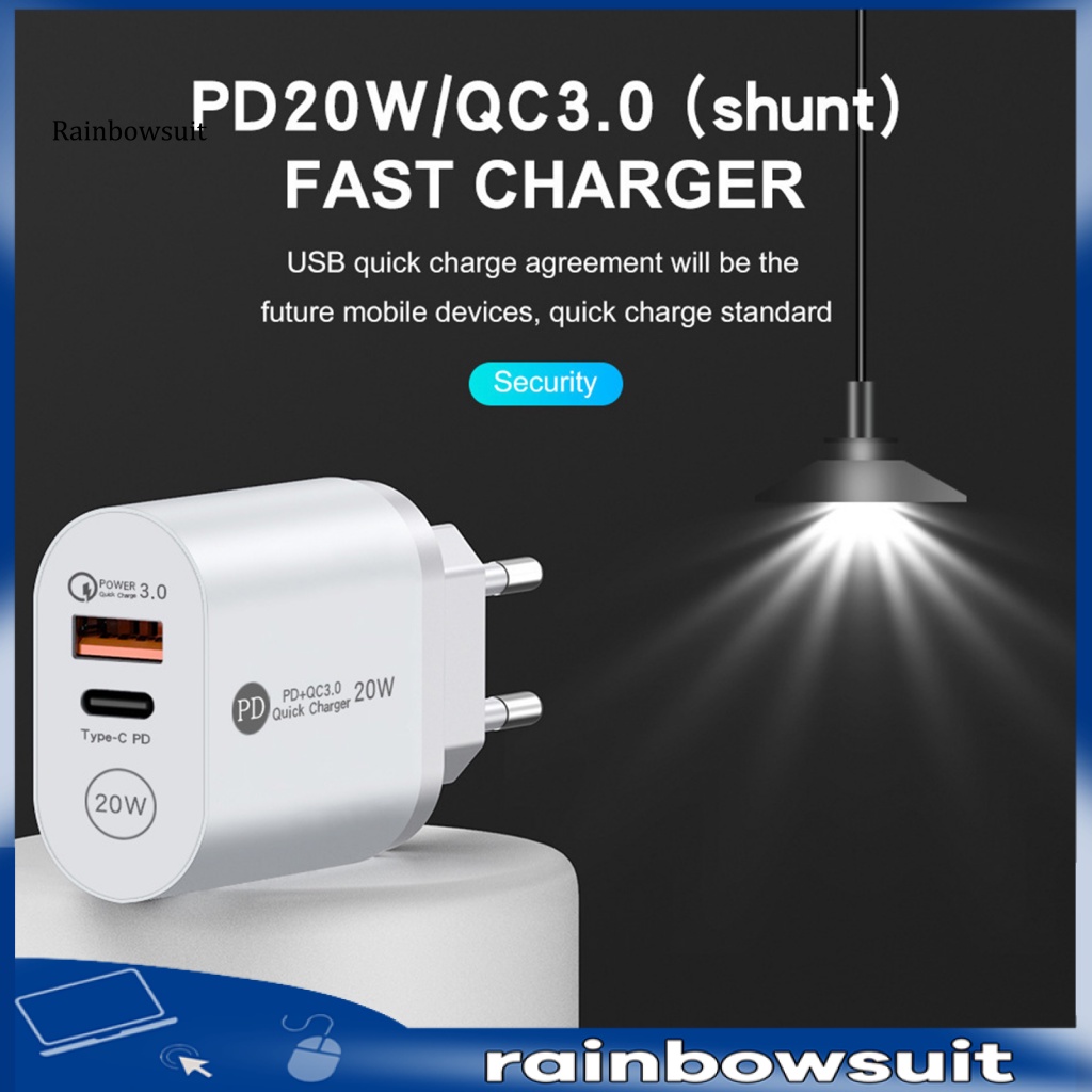 Bộ Sạc Nhanh PD Type-C Thông Dụng Cho Điện Thoại Di Động / Văn Phòng