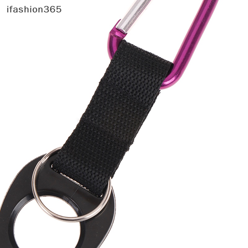 Móc Kẹp Giữ Bình Nước Bằng Silicon Và Nhôm Tiện Dụng Mang Theo Du Lịch / Leo Núi ifashion365