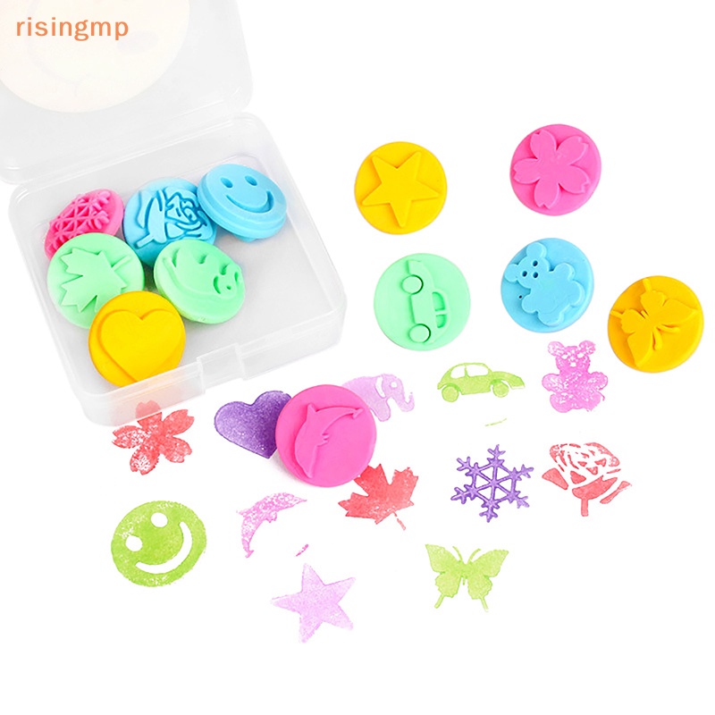 Con Dấu In Họa Tiết Hình Tròn Trang Trí Nghệ Thuật DIY Cho Bé