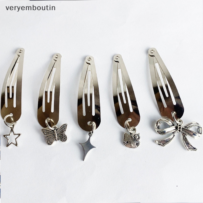 Kẹp Tóc Kim Loại Y2K Thời Trang Vintage Cho Nữ