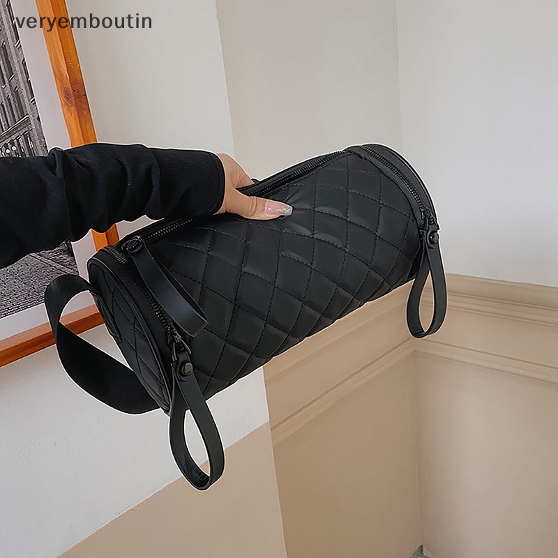 Túi Đeo Chéo Một Bên Vai Hình Trụ Thời Trang Hàn Quốc Cao Cấp Dành Cho Nam Nữ n