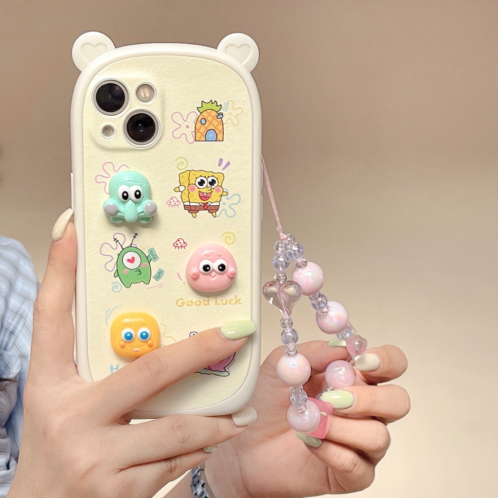 Ốp Điện Thoại Mềm Họa Tiết Búp Bê Hoạt Hình Ba Chiều Cho Iphone13Pro Max Apple 14 11 / 12