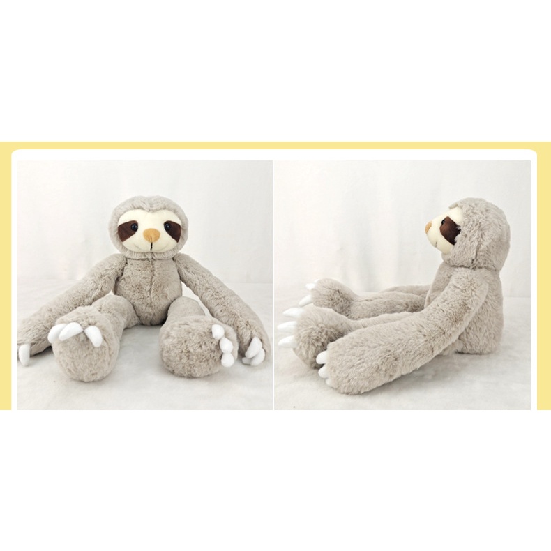 Đồ Chơi Thú Nhồi Bông Hình Con Lười Hoạt Hình Tay Dài Cho Bé
