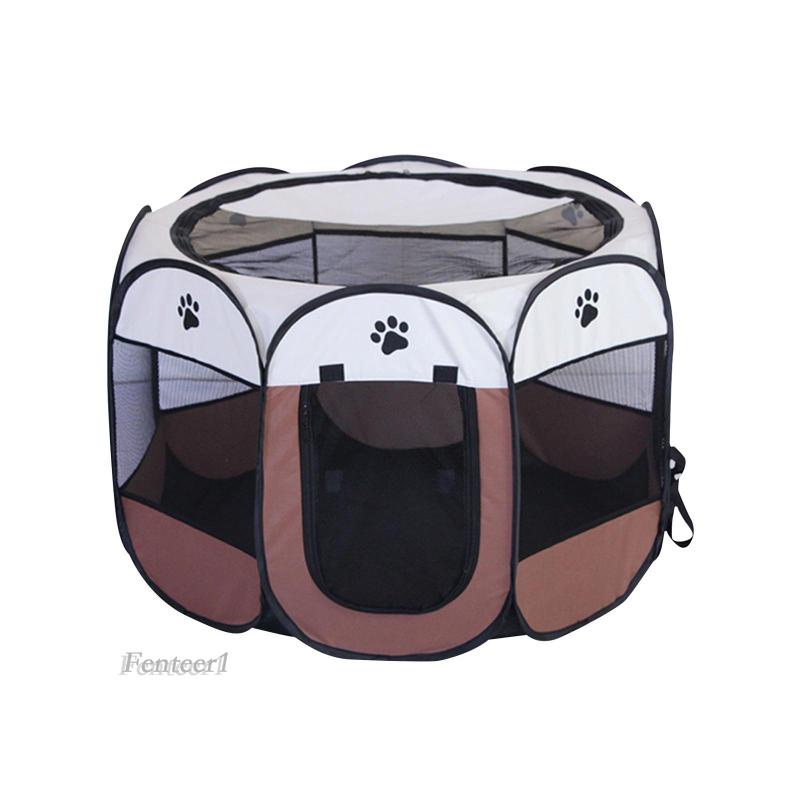 Lều Hình Bát Giác Trọng Lượng Nhẹ Gắn Cửa Có Thể Gấp Gọn Cho Thú Cưng Chó Mèo Thỏ