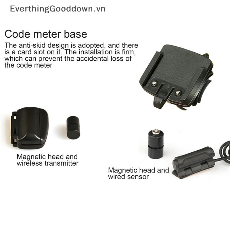 Đồng Hồ Đo Tốc Độ Không Dây Chống Mưa Dành Cho Xe Đạp