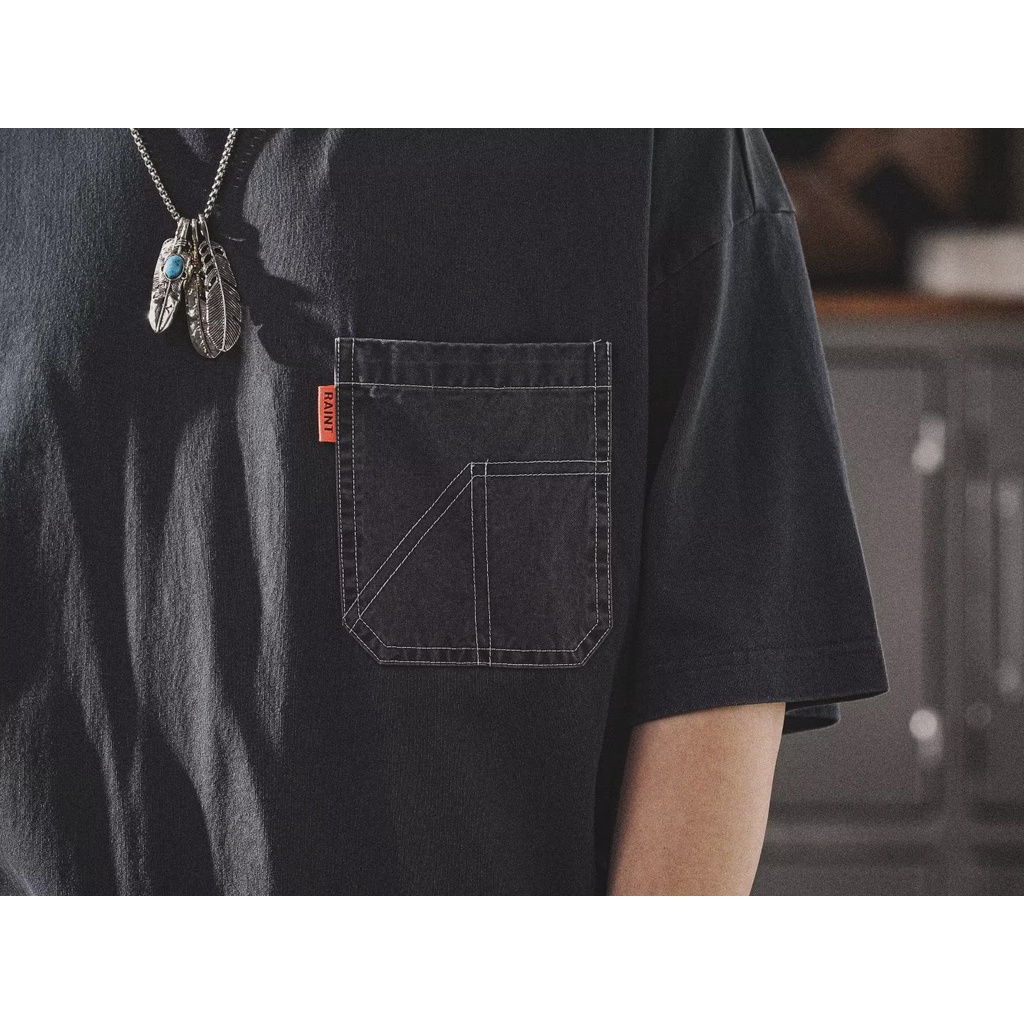 Áo Thun Tay Ngắn Dáng Rộng Cỡ Lớn 220g Vải Cotton Thời Trang Mùa Hè Cho Nam