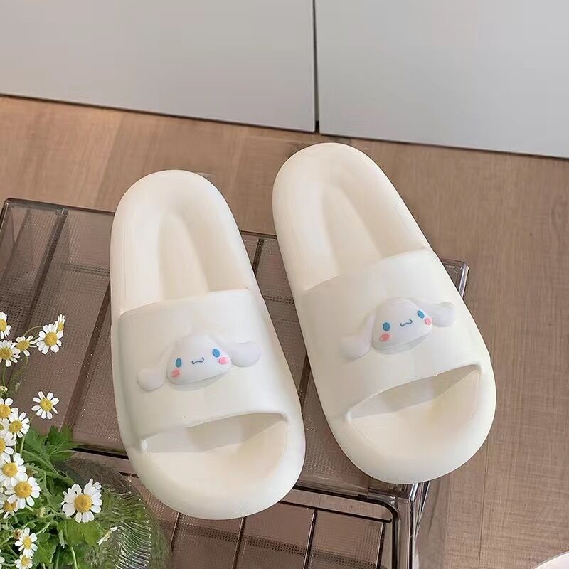 SANRIO Dép Đi Trong Nhà Đế Dày Mềm Mại Chống Trượt Thời Trang Cho Cặp Đôi