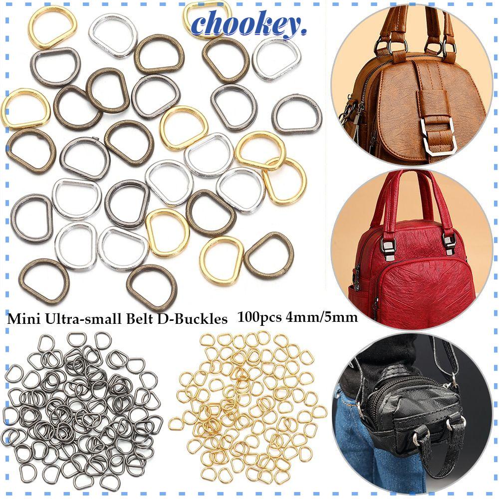 CHOOKEY Set 100 Túi Đựng Đồ Chơi Búp Bê 4mm / 5mm 4 Màu