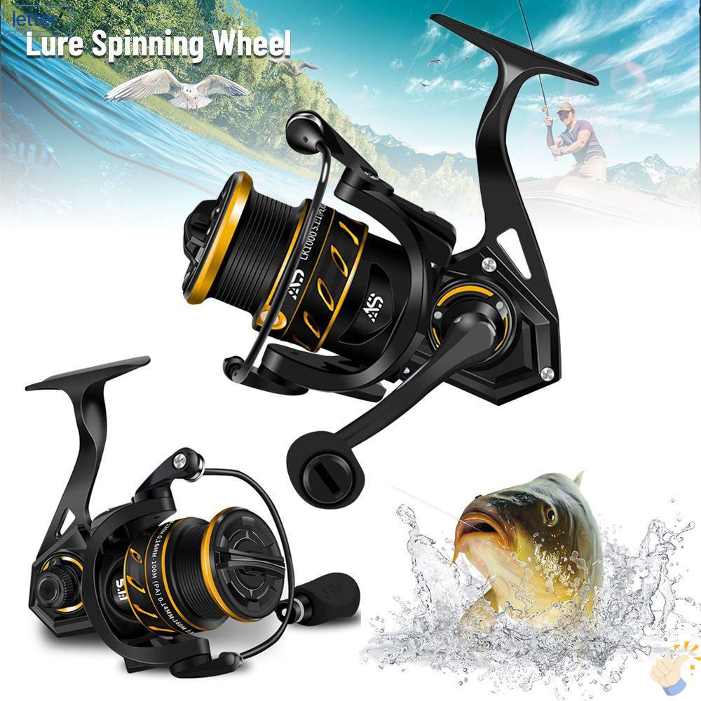 LET Máy Câu Cá Kim Loại LK1000 Series Xoay Tỉ Lệ 5.1: 1