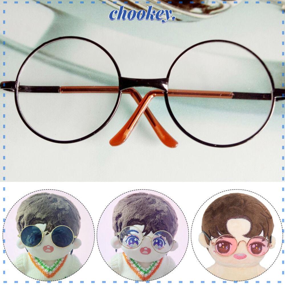 CHOOKEY Mắt Kính Gọng Tròn Mini Bằng Vải Bông Dễ Thương Cho Bé Gái