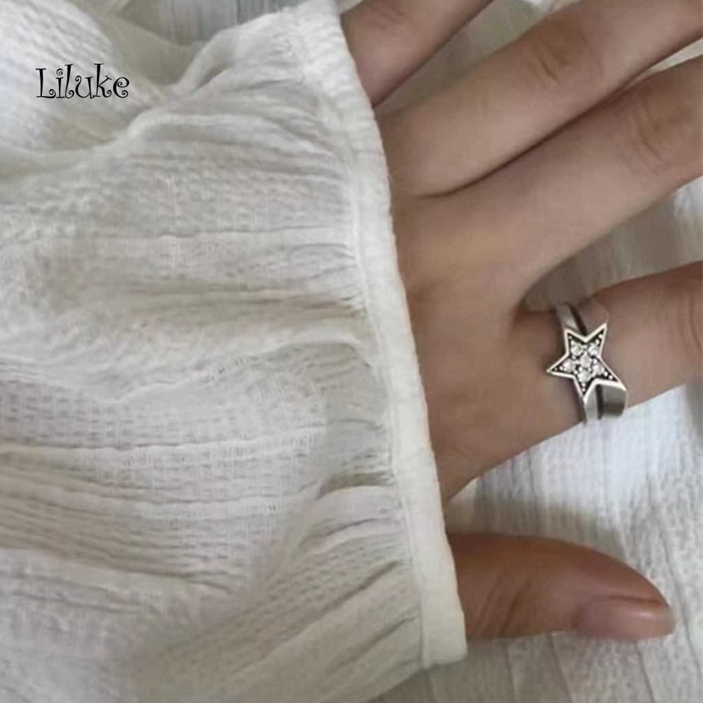 Nhẫn Đính Đá Phong Cách Vintage Thời Trang Dành Cho Nữ